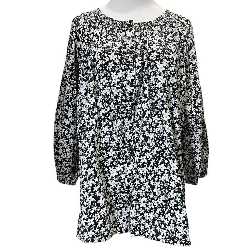 The Nines by Hatch Size Large  Top Blouse